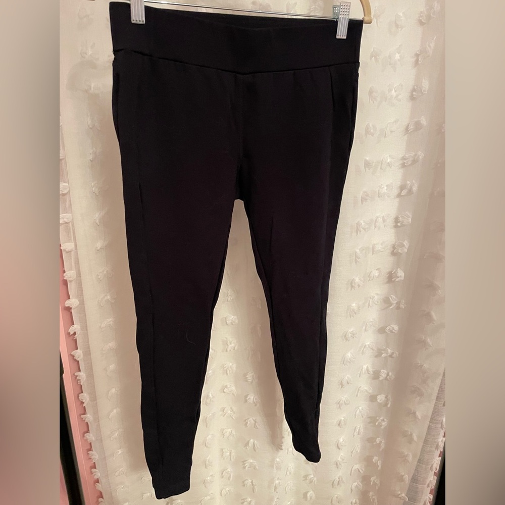 Loft Thick Navy Leggings